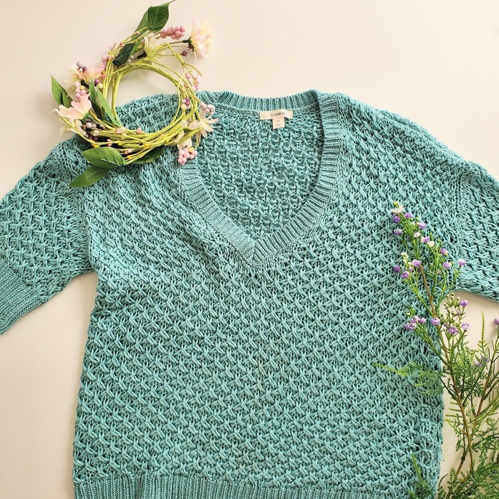 Caslon Women's Sweater short sleeve